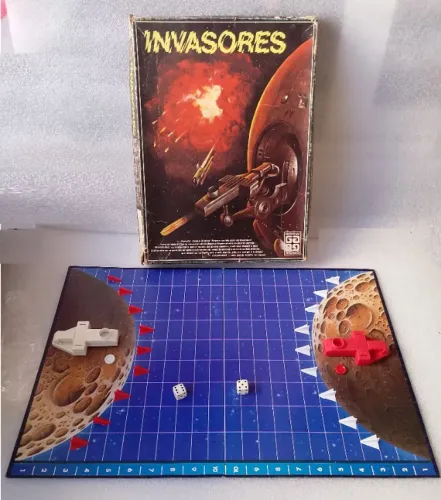 Antigo Jogo De Tabuleiro Invasores Da Grow - Usado
