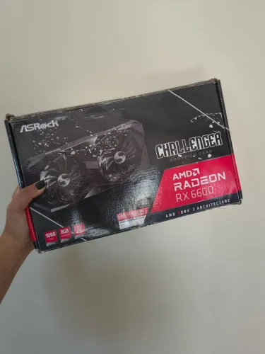Placa de vídeo RX 6600 8GB (ler descrição)