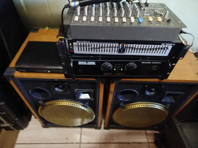 (KIT DE SOM PROFISSIONAL P/SOM MECÂNICO)