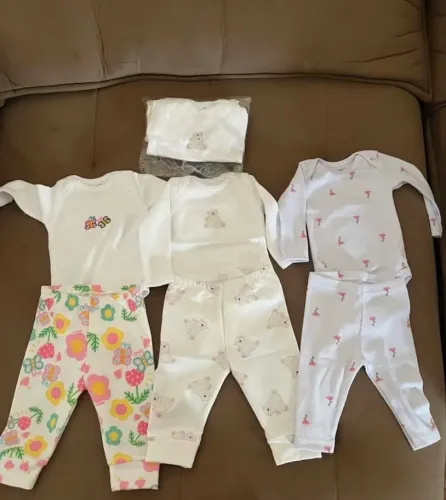 Kit Roupinhas de Bebê + Ninho Redutor - Ótimo Estado!