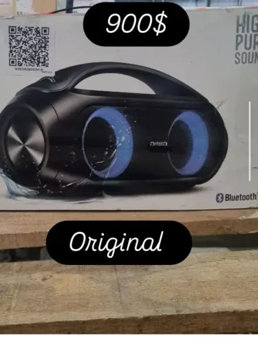 Caixa de som aiwa original prova de água 