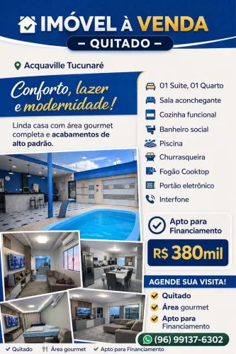 Vendo Casa (Apto Financiamento)