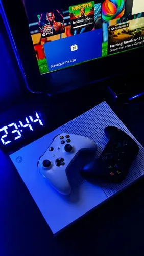 Xbox One S Branco 1TB+ Controle Original | Muito Conservado