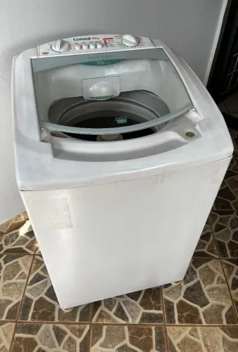 Máquina de lavar Roupa Consul maré 10 kg, 127V, cesto inox, 90 dias de garantia