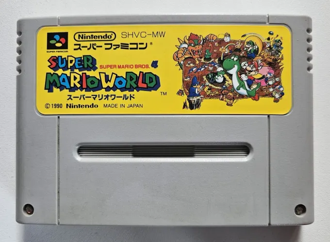 Super Mario World Super Famicom Nintendo original snes 
