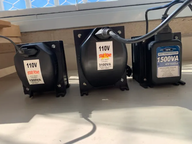 VENDO 3 AUTOTRANSFORMADORES 110V/127V - Star Font + ATK | Testados