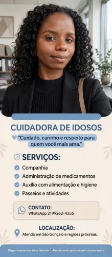 Cuidadora de idosos.
