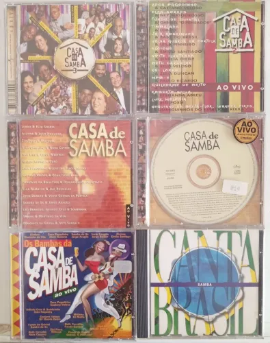 Casa de Samba 5Cds + Canta Brasil Samba 