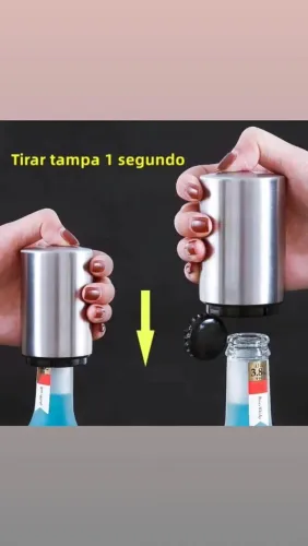 Abridor de garrafa magnético