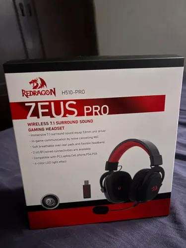Headset Redragon Zeus Pro sem fio