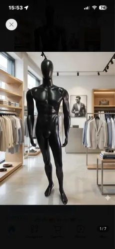 Vendo manequim masculino preto