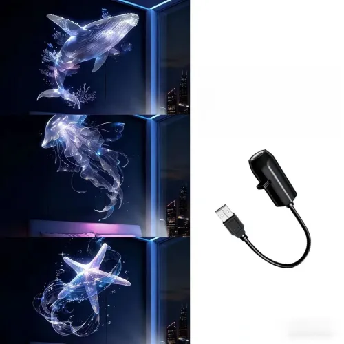 Luz projetora led USB