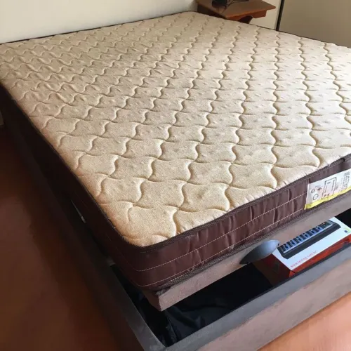 Cama box baú casal com colchão