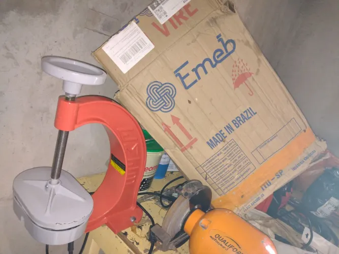 Vendo máquina vucanizadora Emeb usada apenas uma vez!.:620 RS.