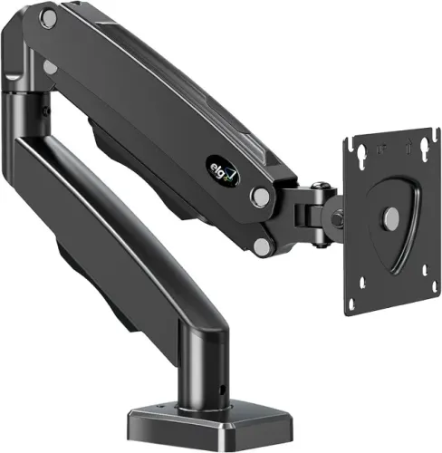 ELG, F80N, Suporte Articulado de Mesa, Pistão a Gás, Design Compacto e Retrátil