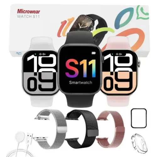 Smartwatch S11 Série 11 47mm Nfc Whatsapp Ia