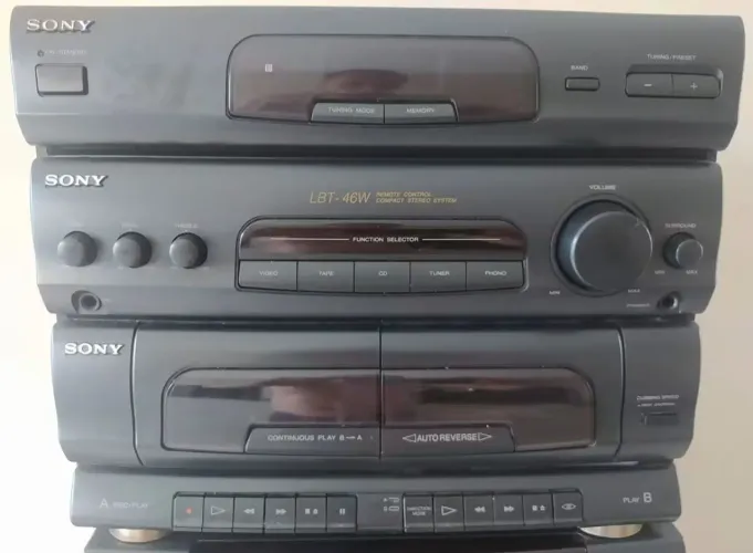 Central sony para conserto,  display não acende 