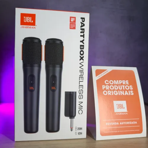 MICROFONE JBL KIT ORIGINAL COM 2 MICROFONES