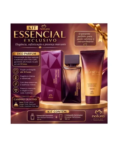Kit Presente Essencial Exclusivo Natura