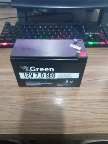 bateria de Cumbo Ácida Green. 12V 7,0 Seg
