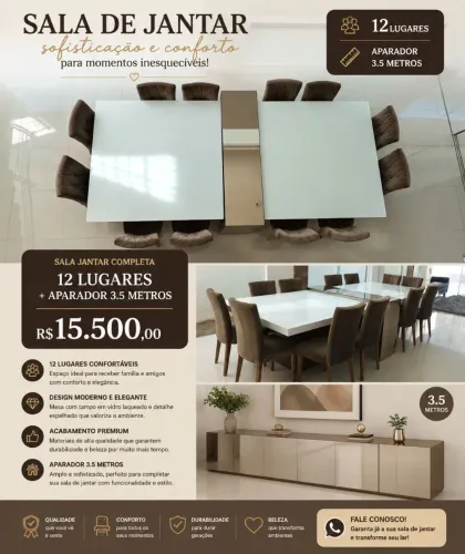 Jogo de sala incrível e maravilhoso