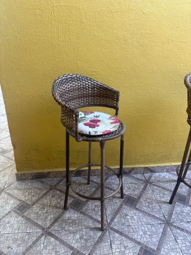 Cadeira em vime