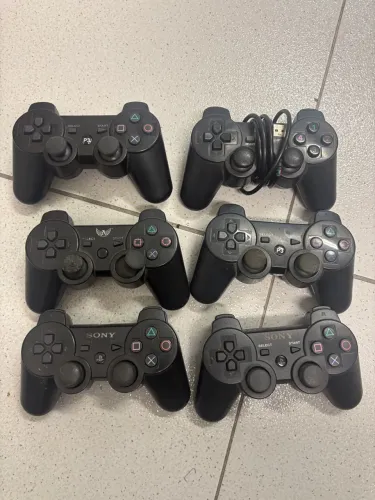 Lote 6 controles PlayStation 3 no estado PS3