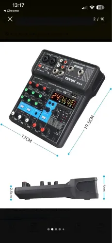 Mixer 4 canais