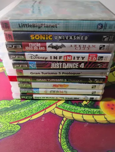 Lote de jogos para ps3