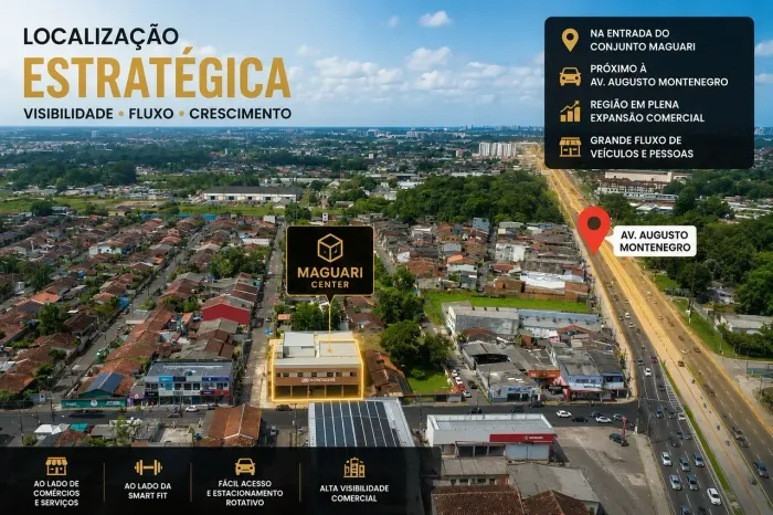 Ponto Comercial Premium na Entrada do Conjunto Maguari | Alta Visibilidade | Av. Augusto M