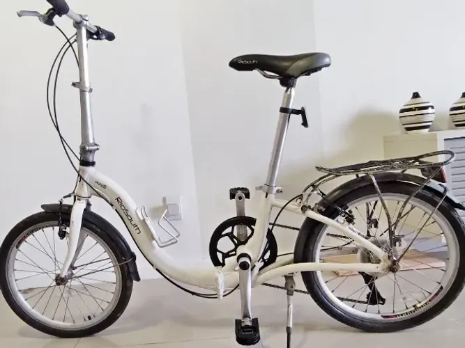 Bike Bicicleta Dobravel de Aluminio Aro 20 - Quadro em S