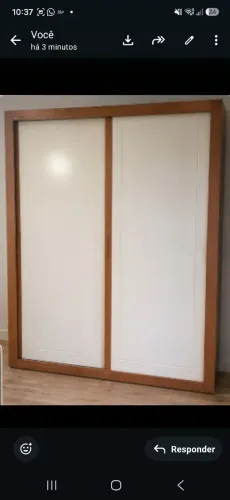 Guarda Roupa Tutto - Feijó e off white
