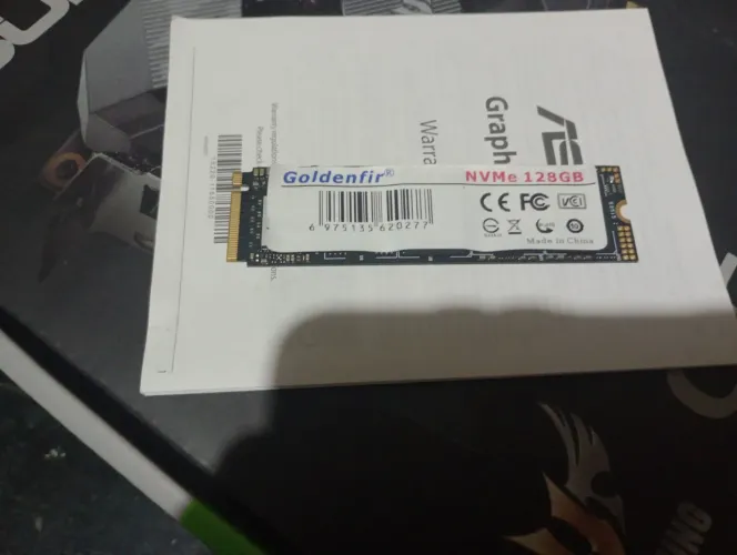 SSD NvMe 2280 128gb Goldenfir, ja com Windows e programas Instalados