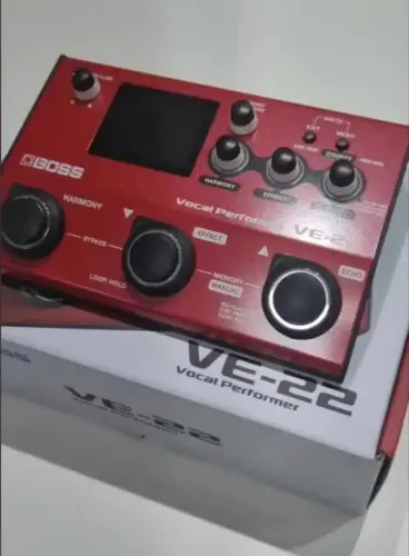 Pedal Boss para Voz VE-22 Vocal performer