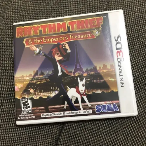 Rhythm Thief & The Emperors Treasure Nintendo 3DS Completo Original Americano
