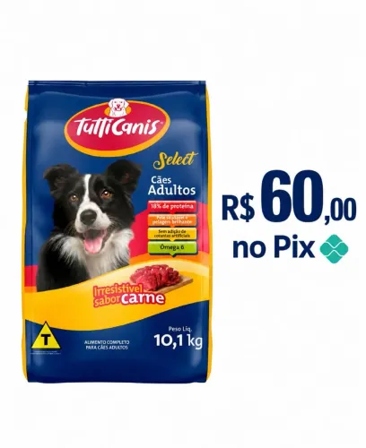 Ração cães adultos Tuticanis 10,1kg 