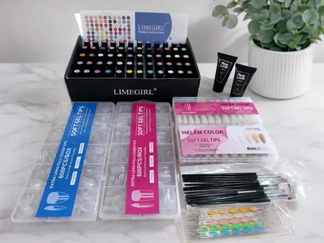KIT PARA UNHAS EM GEL SOFT GEL 