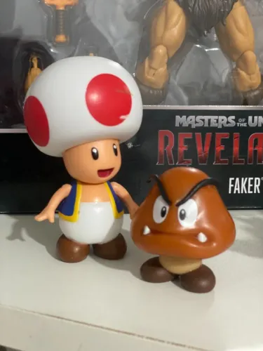 Lote Jakks Nintendo Super Mario Bros Toad e Goomba