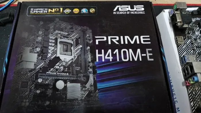 Placa mãe Asus H410M-E + Processador I3 10100F