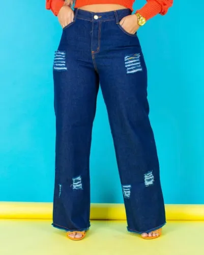 Calça Jeans feminina Wide Leg
