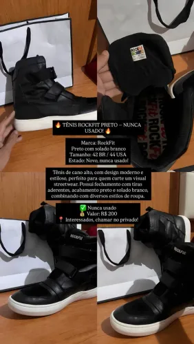 TÊNIS ROCKFIT TREINO/CASUAL