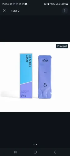 Gel Volia Classic Clear- Sachê 34 gr