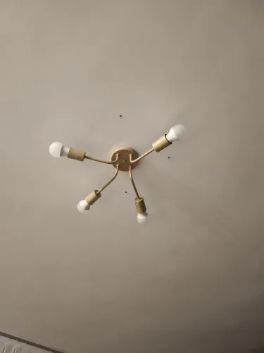 Platônico de Metal Dourado