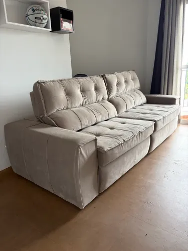 Sofá Retrátil e Reclinável Super Confortável
