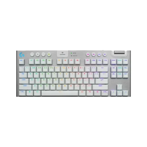 Teclado Logitech g915 tkl lightspeed branco sem fio