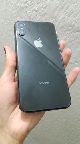 Vendo iPhone X 256GB na cor preta