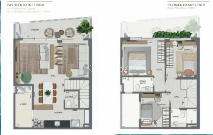 Casa em Condomínio : Duplex / Residencial / Flamengo