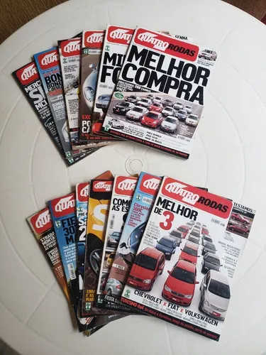 Revistas Antigas Quatro Rodas 2004/2005