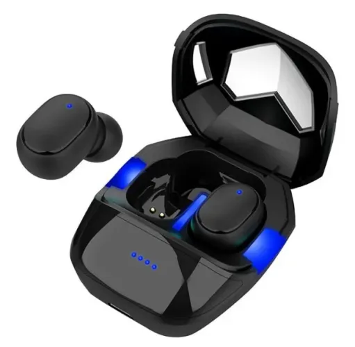 Fone De Ouvido Bluetooth Com Estojo De Carregamento Para Celulares e PC Para Jogos Novo