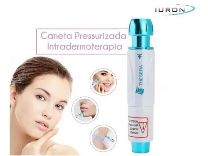 Caneta pressurizada para beleza corporal e facial